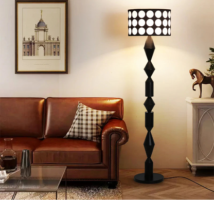 Lampadaire/Lampe de Sol Design Motifs Polka