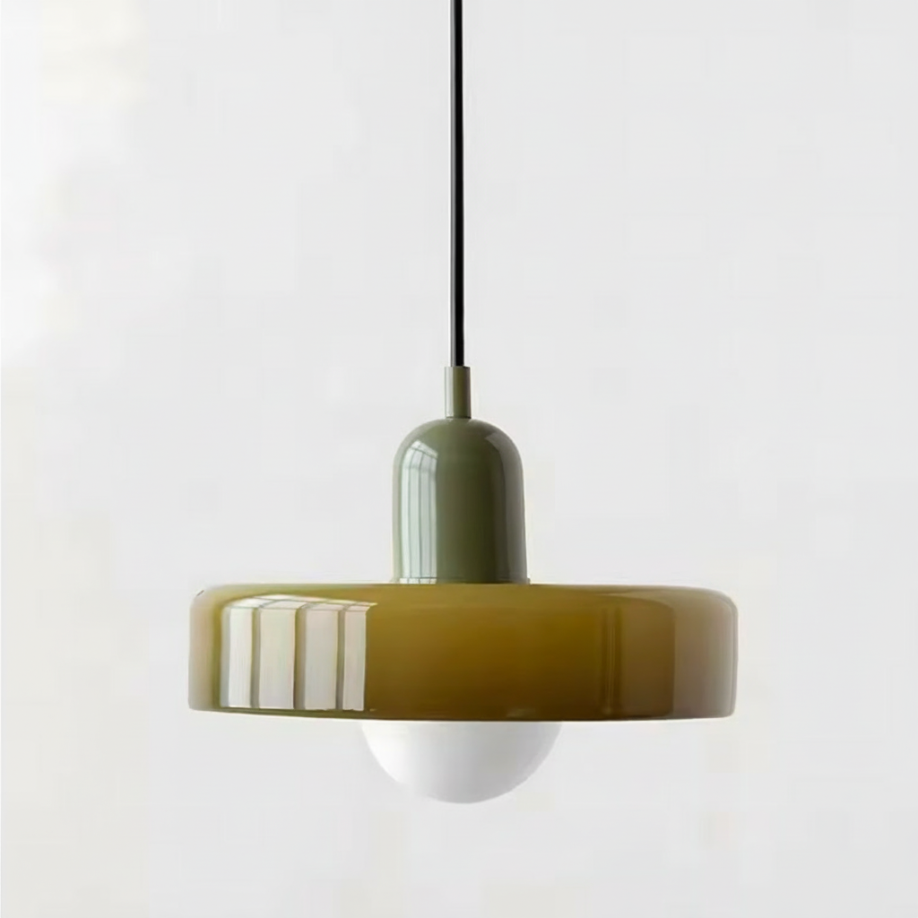 Lampe Suspendue / Suspension Moderne en Verre Coloré