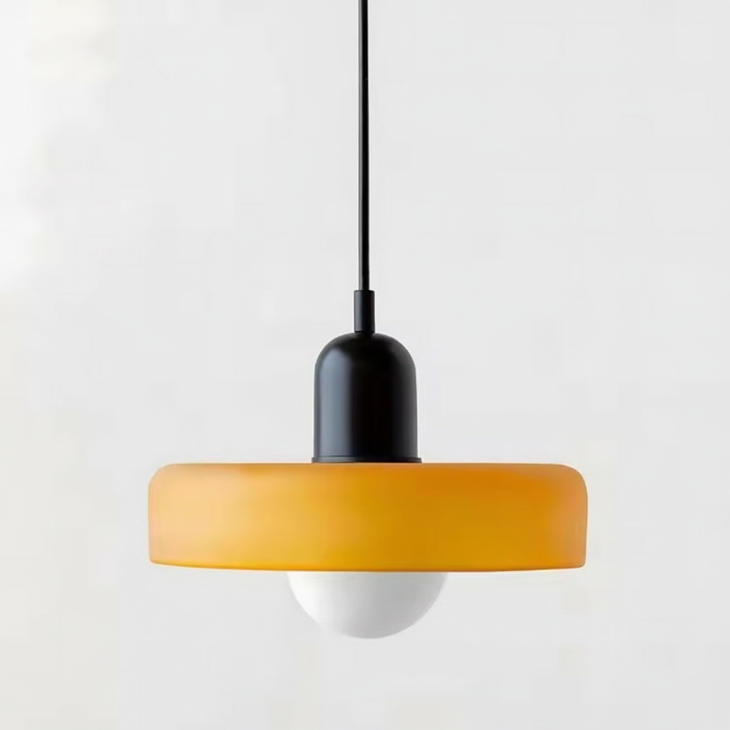 Lampe Suspendue / Suspension Moderne en Verre Coloré