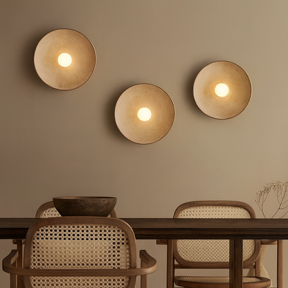 Applique Murale Rétro Japonaise en Céramique