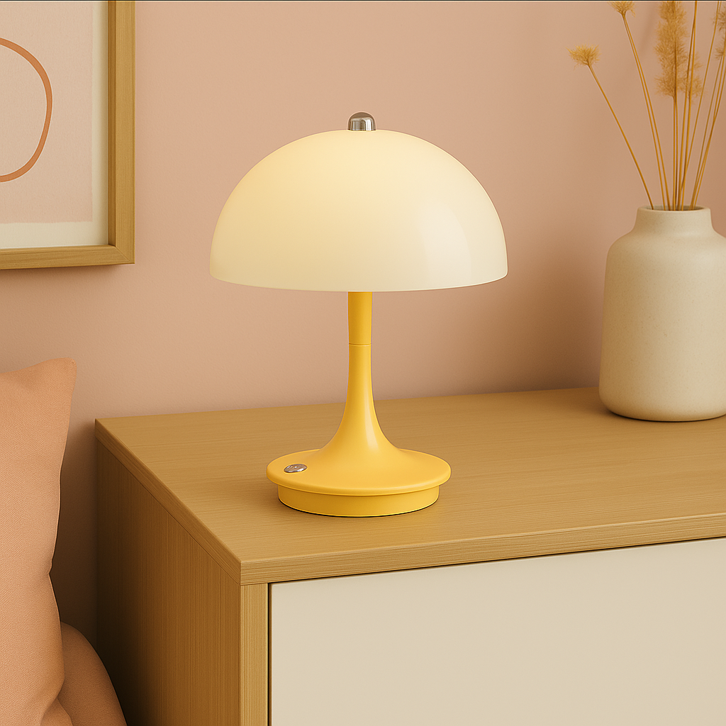 Lampe à Poser / Lampe de Chevet en Forme de Champignon