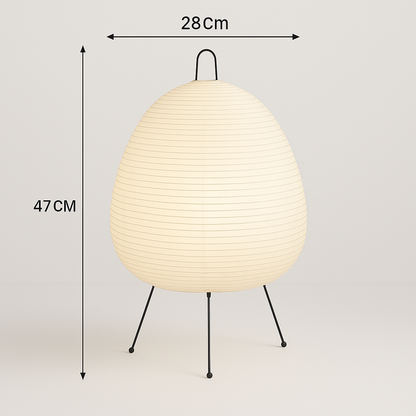 Lampadaire / Lampe de Sol Japonais Wabi Sabi