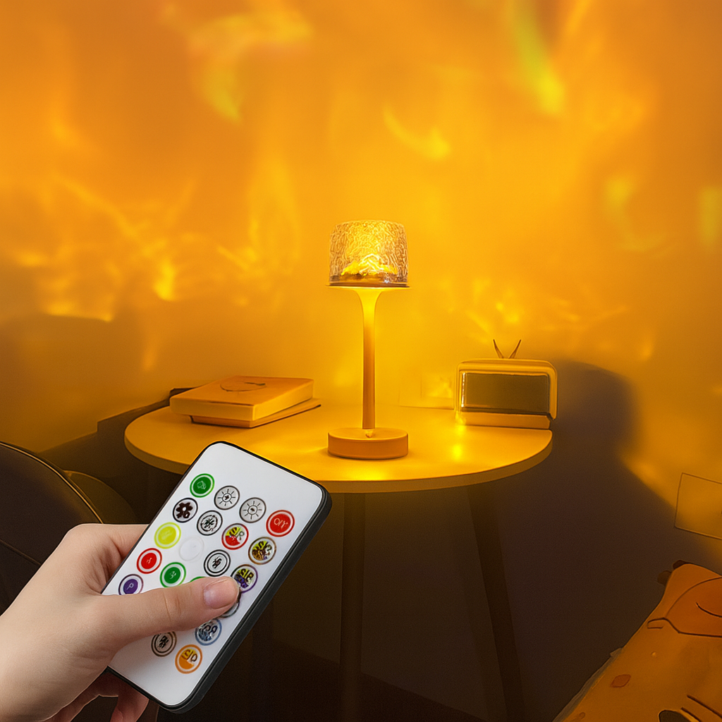 Lampe de chevet / Lampe de Table LED à Projection 16 Couleurs