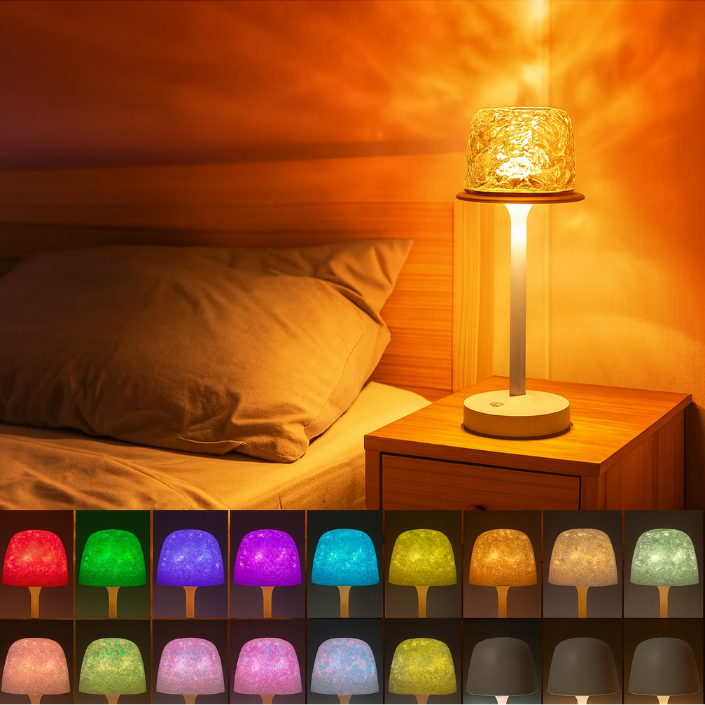 Lampe de chevet / Lampe de Table LED à Projection 16 Couleurs