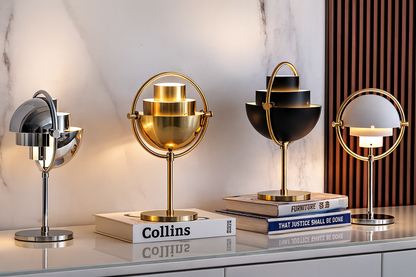 Lampe de Table Moderne Gubi Dorée Sans Fil