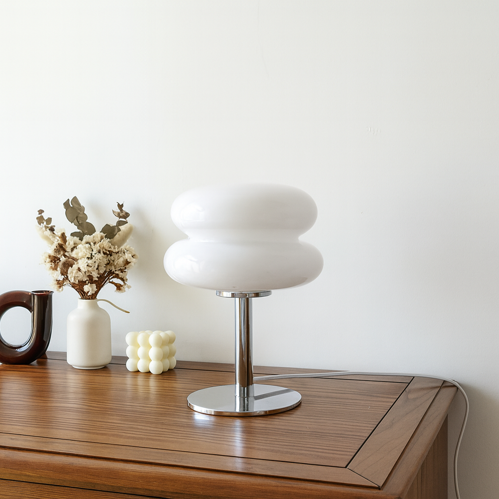 Lampe Macaron en Verre Soufflé