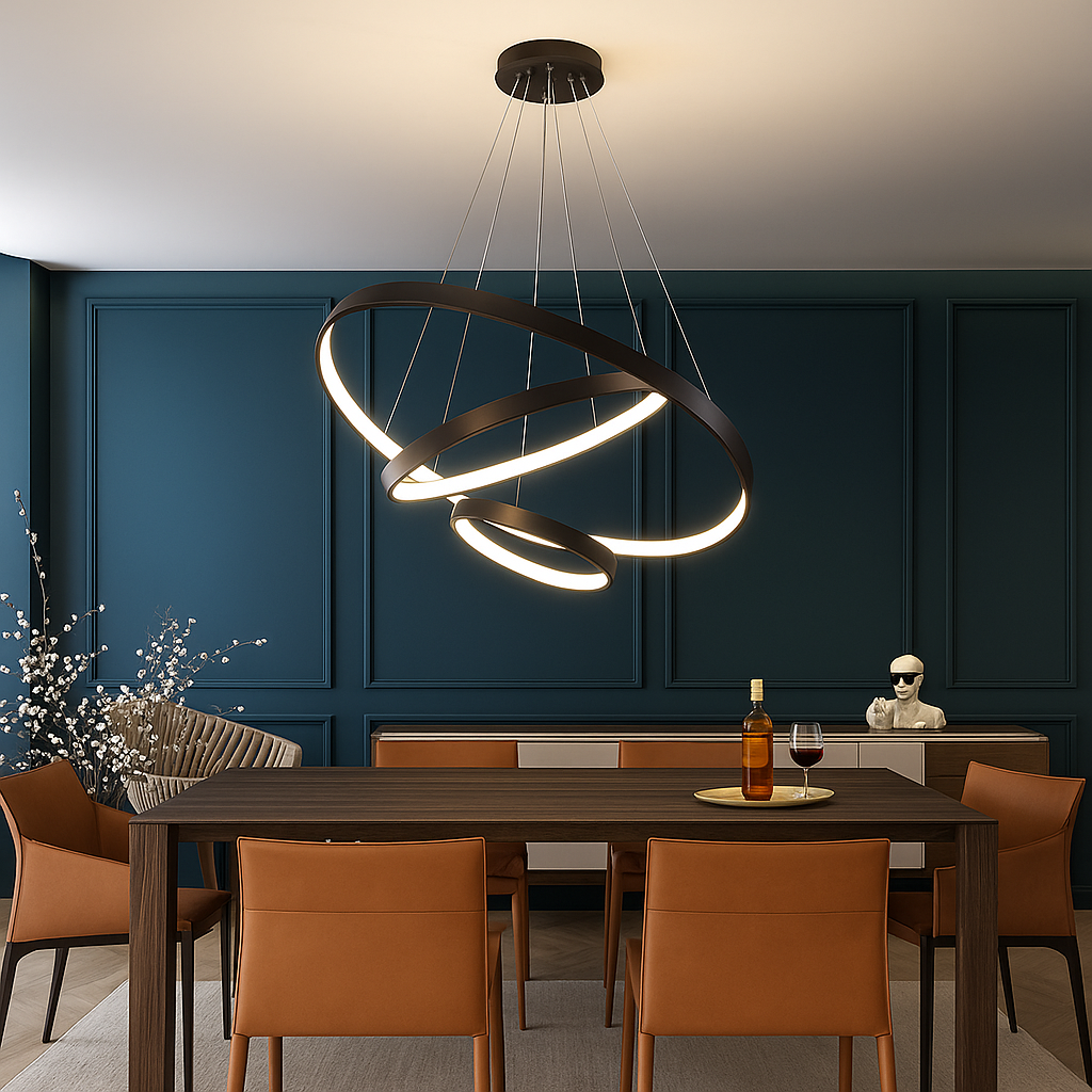 Lustre LED / Lampe suspendue Design Circulaire