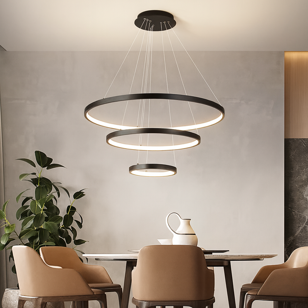 Lustre LED / Lampe suspendue Design Circulaire