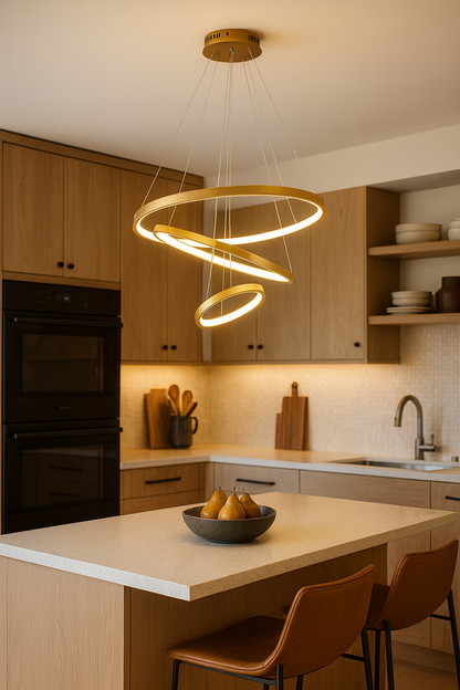 Lustre LED / Lampe suspendue Design Circulaire