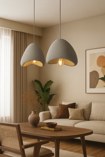 Lampe suspendue / Suspension Nordique Wabi Sabi