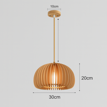 Lampe Suspendue / Suspension en Bambou Tissé