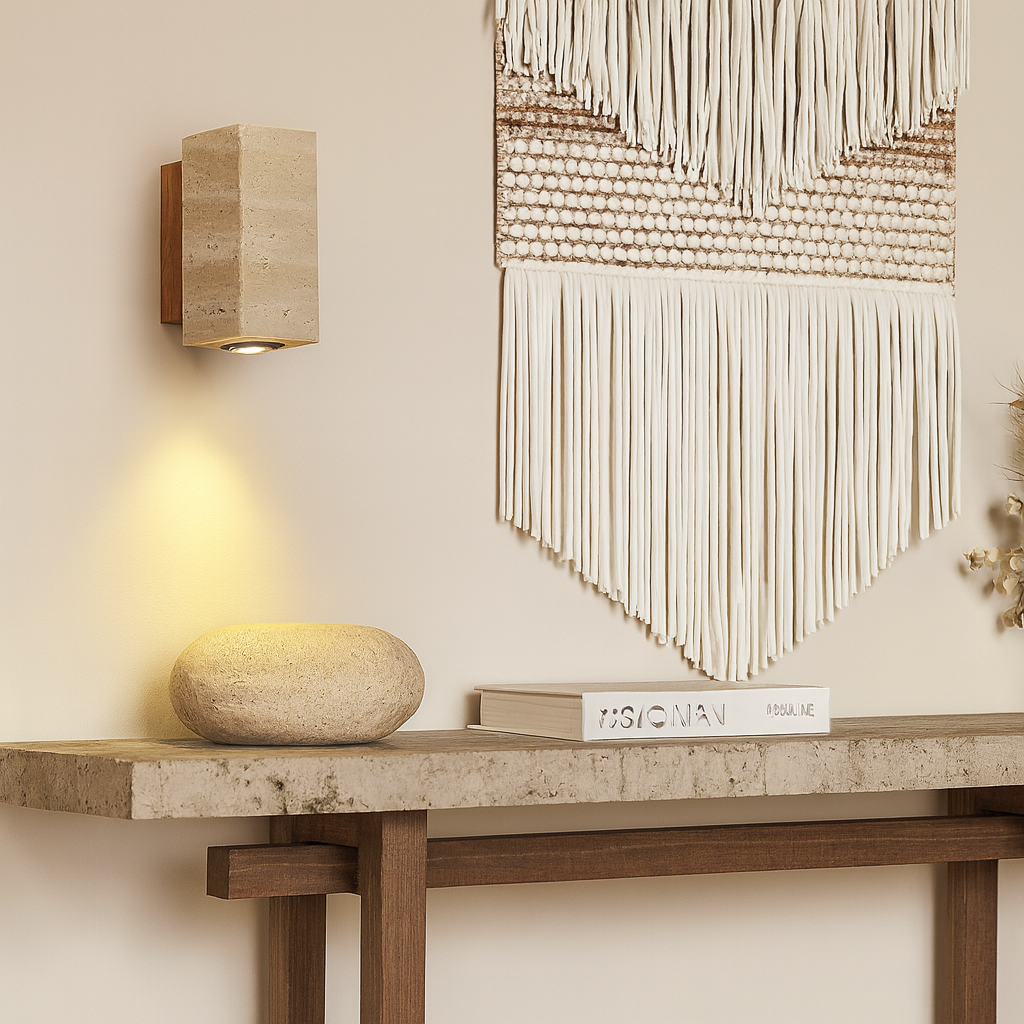 Applique Murale Travertin Wabi Sabi