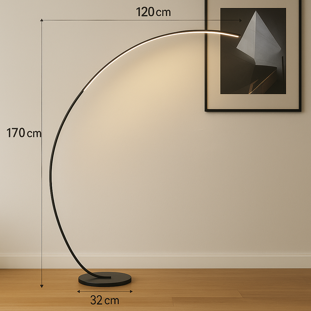 Lampadaire / Lampe de Sol LED Design & Moderne -H170cm