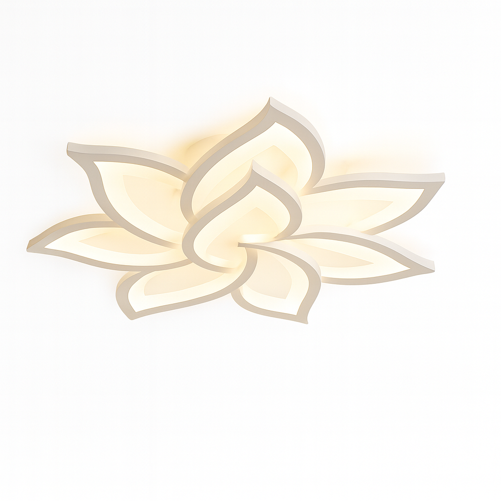 Plafonnier Led créatif Fleurs