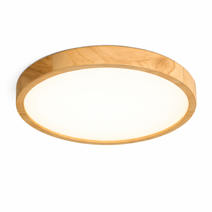 Plafonnier LED Moderne Grain de Bois 30/40 cm