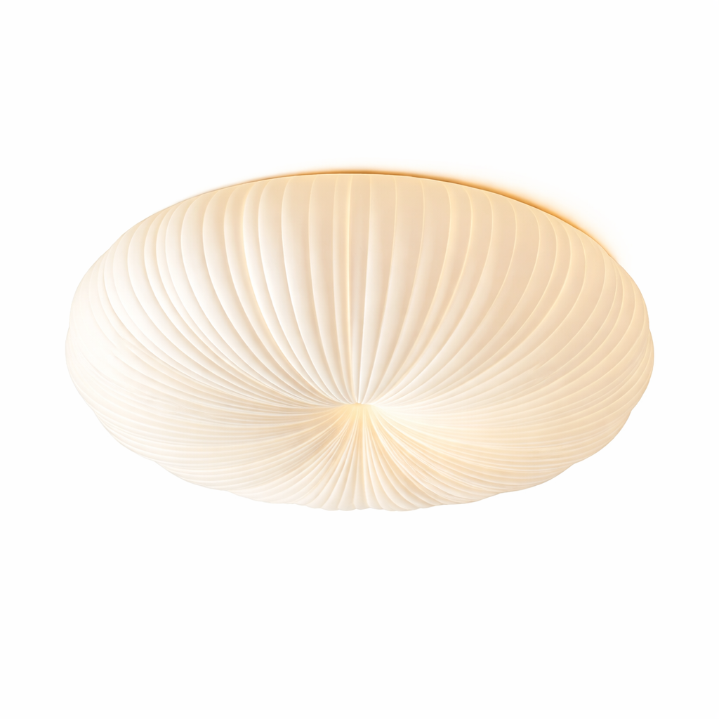 Plafonnier Robby Moderne Crème – Design Doux & Ondulé