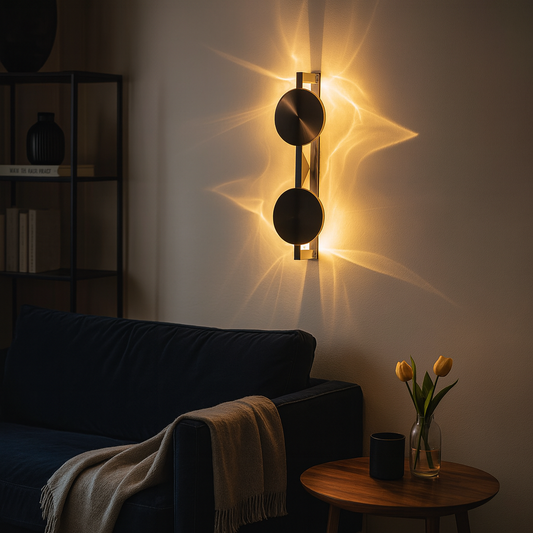 Applique murale LED ronde minimaliste moderne