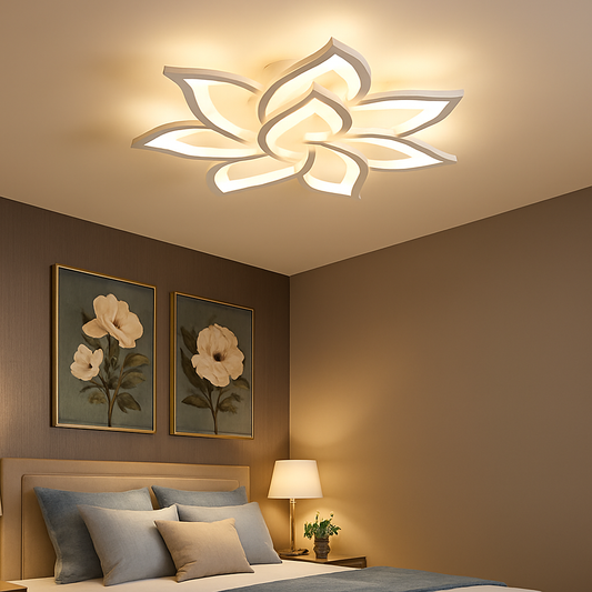 Plafonnier Led créatif moderne Fleurs