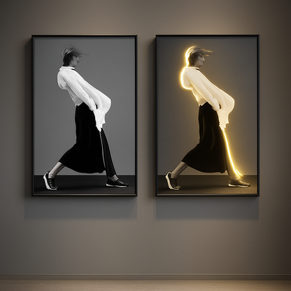 Applique Murale/ Cadre LED Artistique