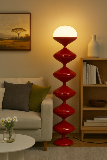 Lampadaire Sculptural Acrylique- 120 cm