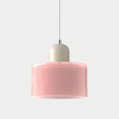 Lampe Suspendue/ Suspension Design en Verre Colorés