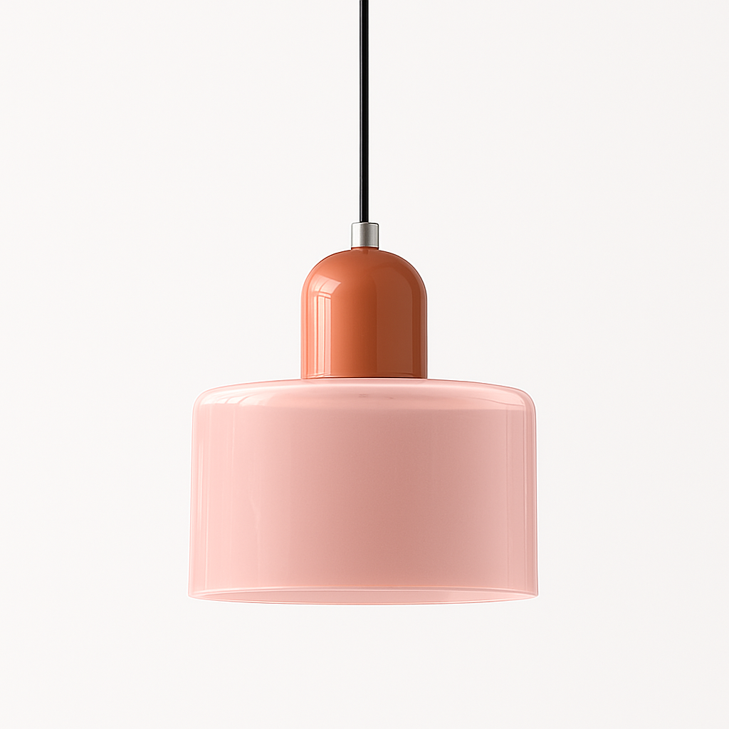 Lampe Suspendue/ Suspension Design en Verre Colorés