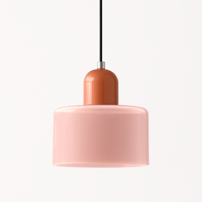 Lampe Suspendue/ Suspension Design en Verre Colorés