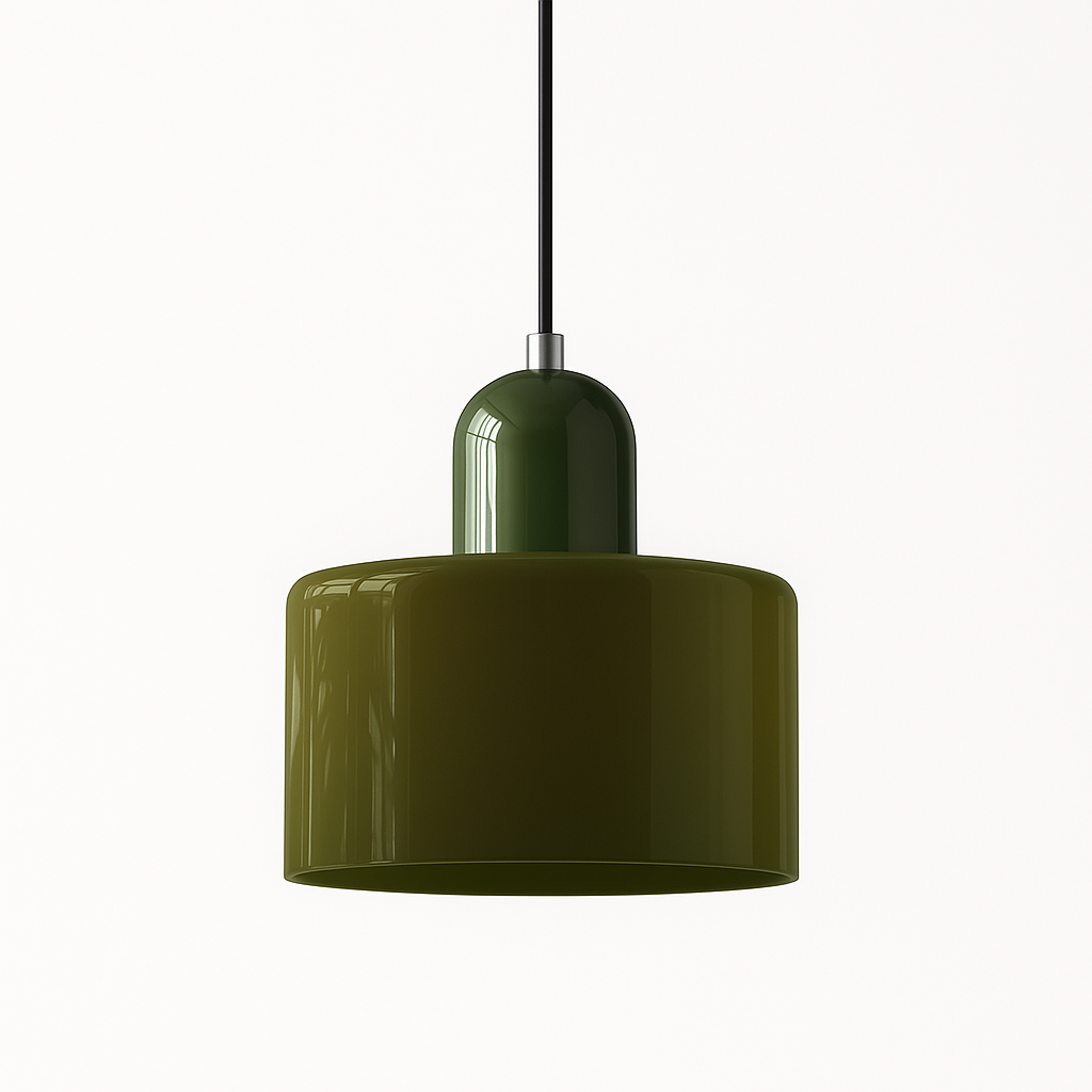 Lampe Suspendue/ Suspension Design en Verre Colorés