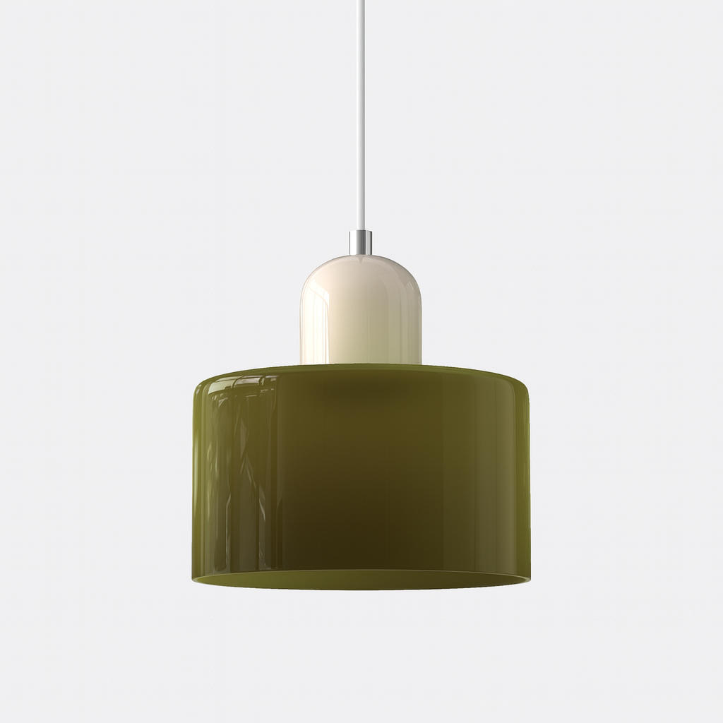 Lampe Suspendue/ Suspension Design en Verre Colorés