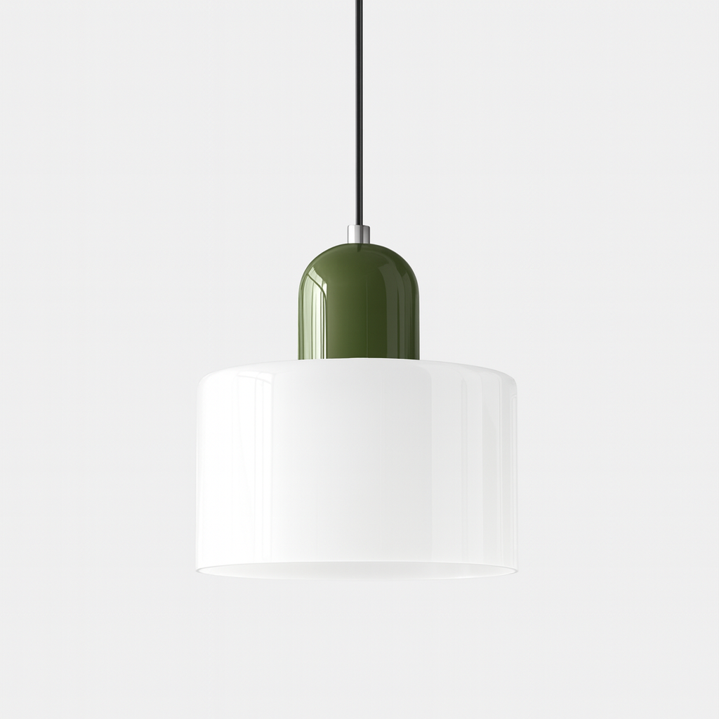 Lampe Suspendue/ Suspension Design en Verre Colorés
