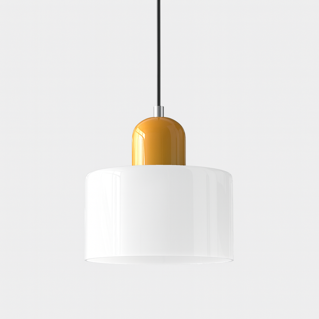 Lampe Suspendue/ Suspension Design en Verre Colorés