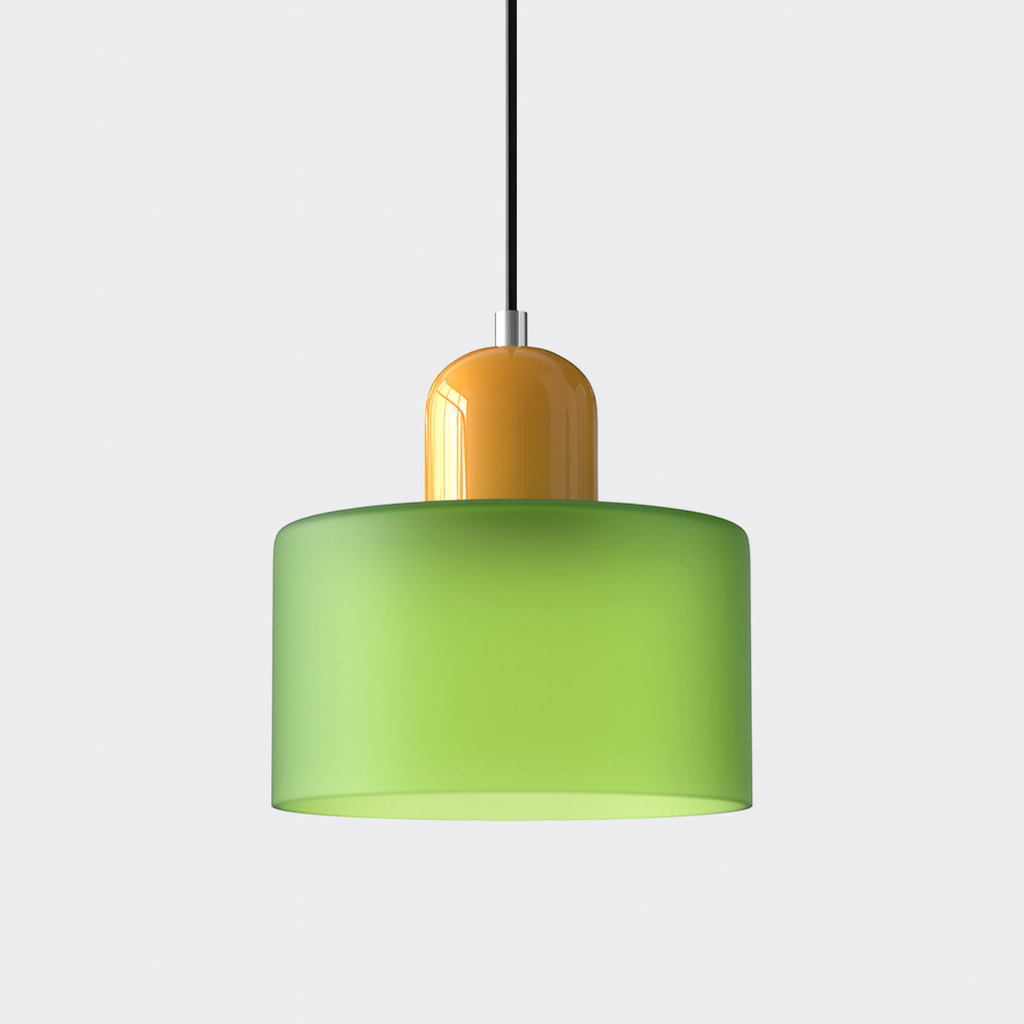 Lampe Suspendue/ Suspension Design en Verre Colorés