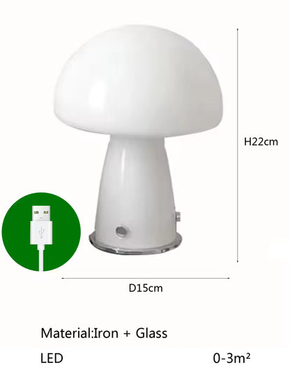 Lampe champignon Led filiaire